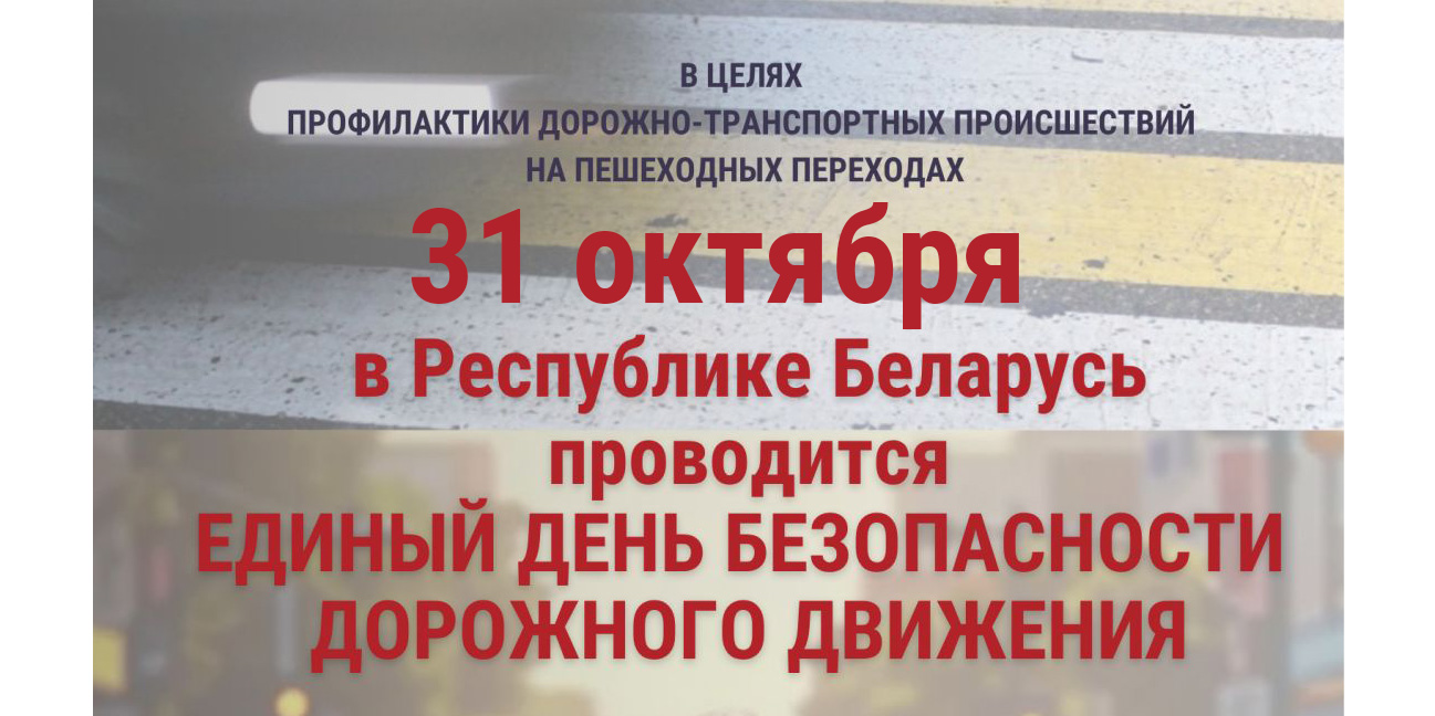 Единый день безопасности дорожного движения
